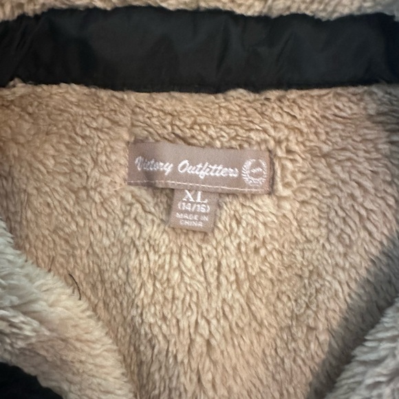 Girls size XL 14/16 Sherpa lined shacket NWT - Picture 2 of 3